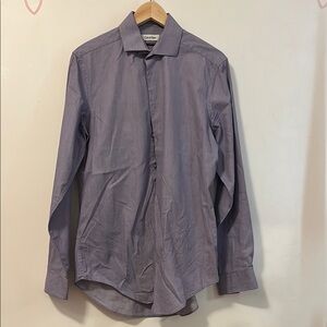 Calvin Klein Men's Light Purple Dress Shirt